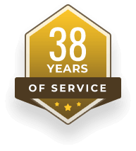 38 Years Service Badge